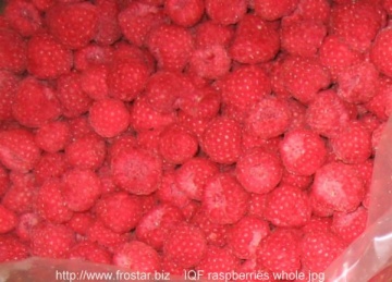 IQF raspberries whole B07