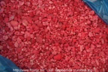 IQF raspberries crumbles B06