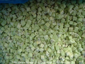 IQF diced kiwifruits F09