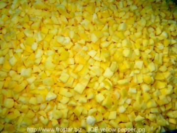 IQF yellow pepper dices V02