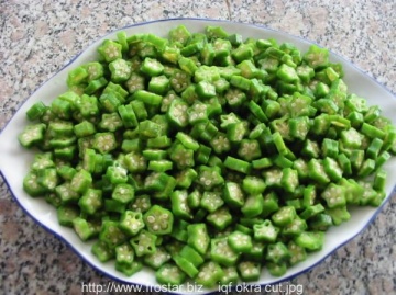 IQF okra cut V10