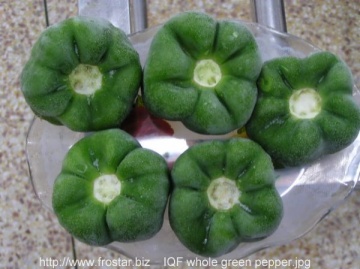 IQF bell pepper whole V05
